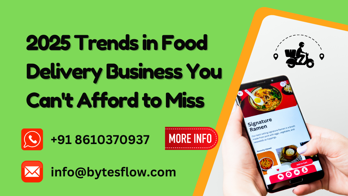 Food Delivering Software Development Trends for 2025 Food Delivery Script